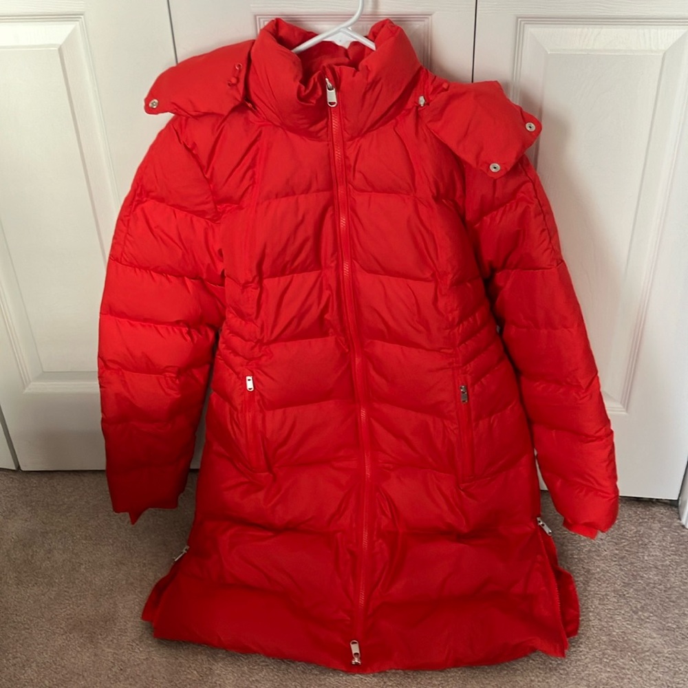 Athleta Downtown Puffer Parka size M Petite, new